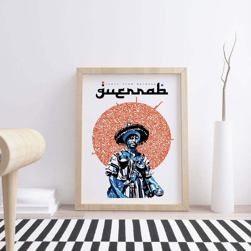 Guerrab, the water carrier - Canva-Choof Maroc-MyTindy