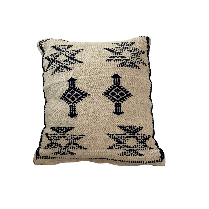 Moroccan cushion with berber patterns