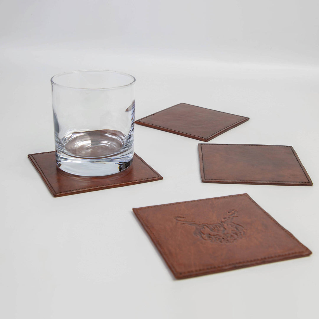 Square Leather Coasters