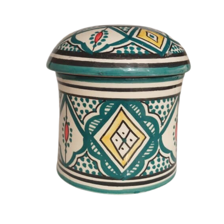 Long ceramic green box