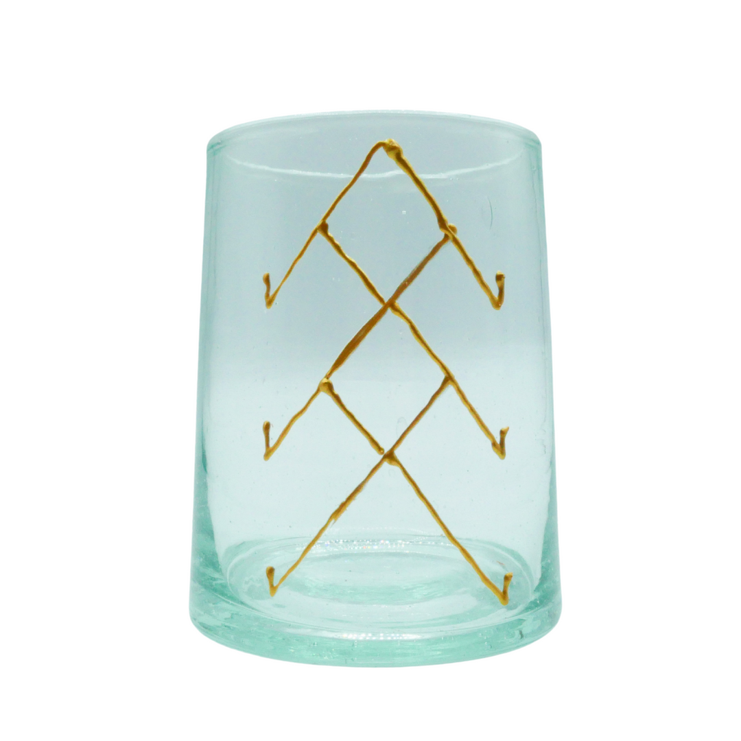 Set of 6 Beldi Drinking Glasses Berber Design