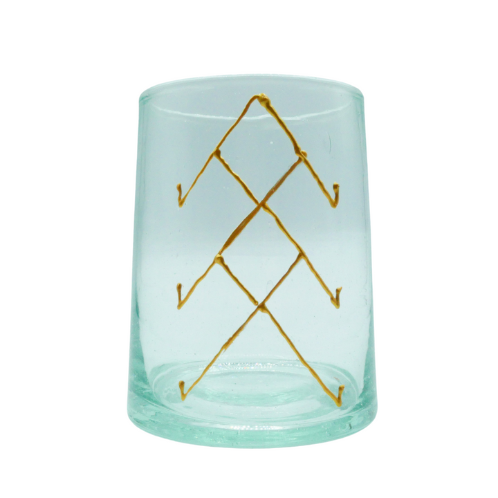 Set of 6 Beldi Drinking Glasses Berber Design