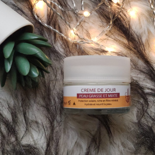 Day cream for combination and oily skin