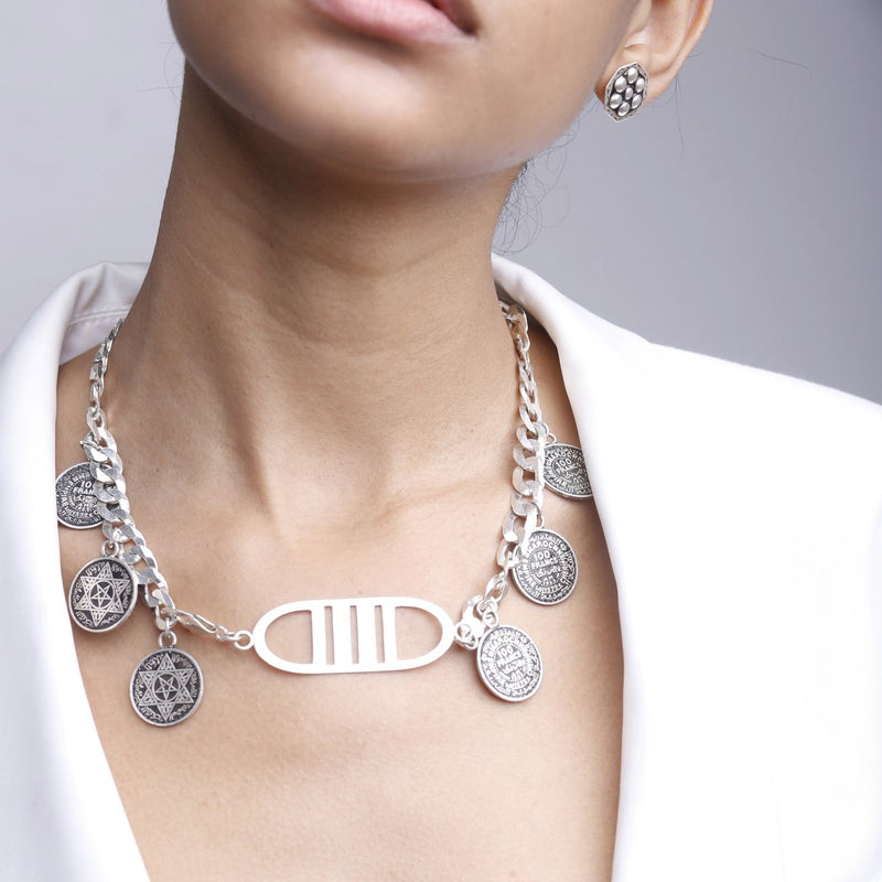 LIMITED Master-Piece Tribal Coins NECKLACE-Yelli Jewels-MyTindy