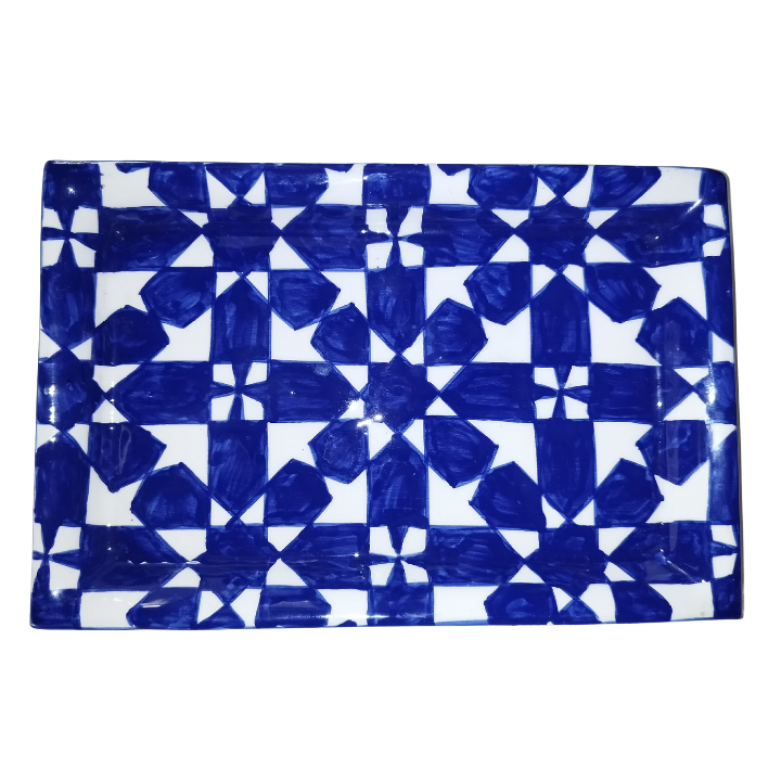 Rectangular plate (blue)