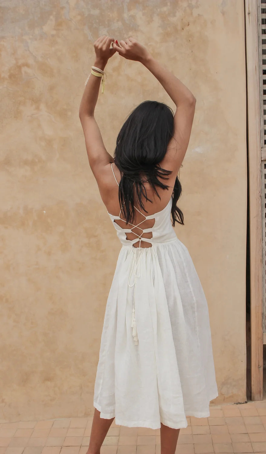 SORAYA LINEN DRESS MyTindy SORAYA LINEN DRESS MyTindy