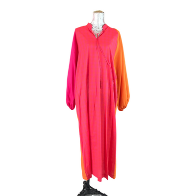 Pink and Orange Moroccan Dress-Yass and Yass-MyTindy