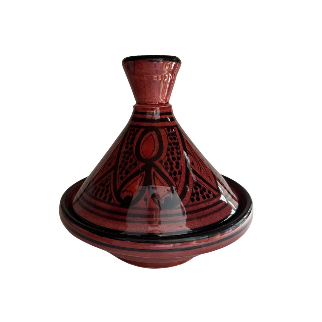 Red Tagine with Pattern - S