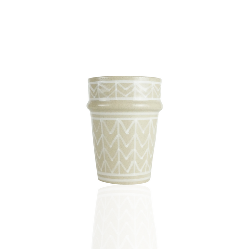 Beige & White Nespresso Moroccan Cups