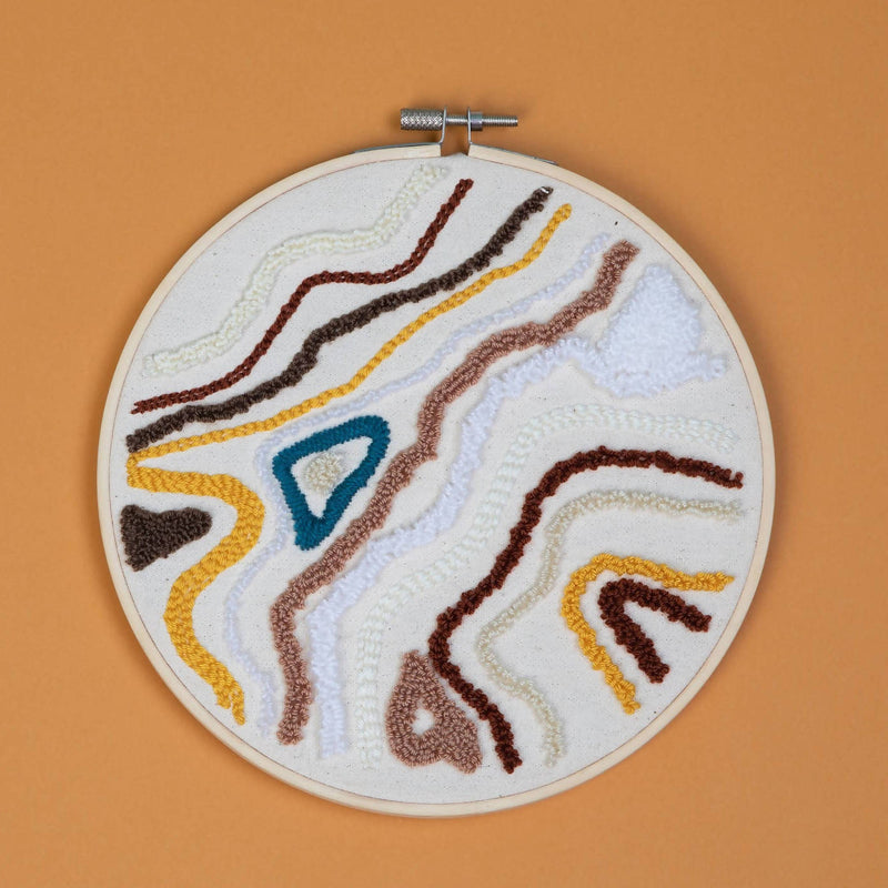 18CM Embroidered Hoop Organic