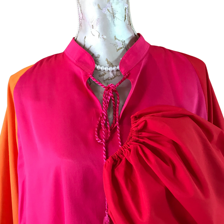 Pink, Orange and Red Moroccan Dress-Yass and Yass-MyTindy