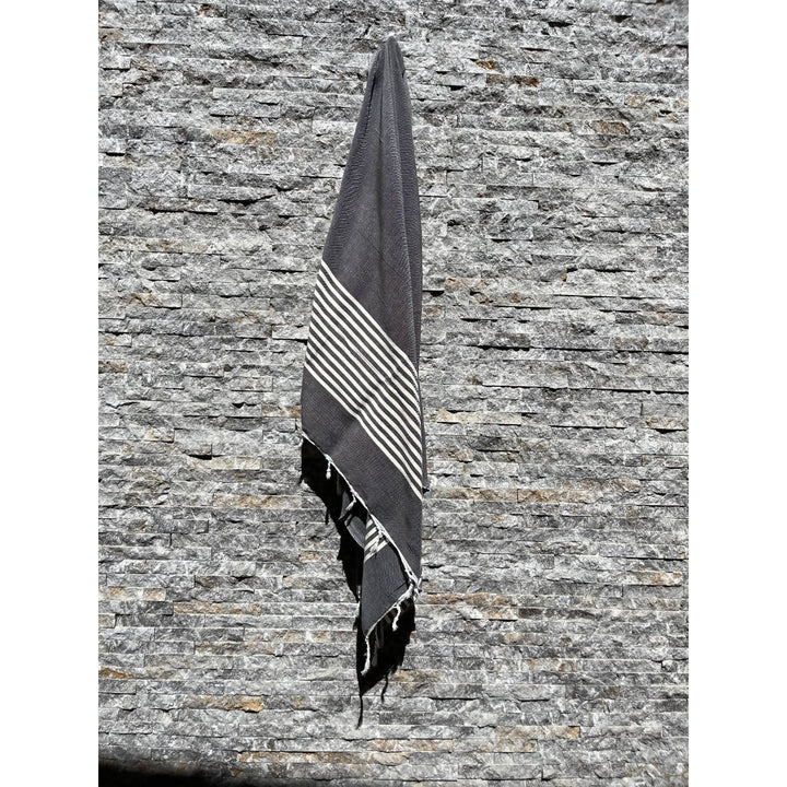 Dark Grey Moroccan Towel