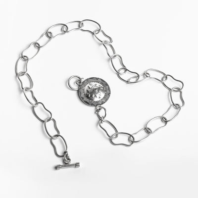 Amazigh Medaillon Simple Chain NECKLACE-Yelli Jewels-MyTindy