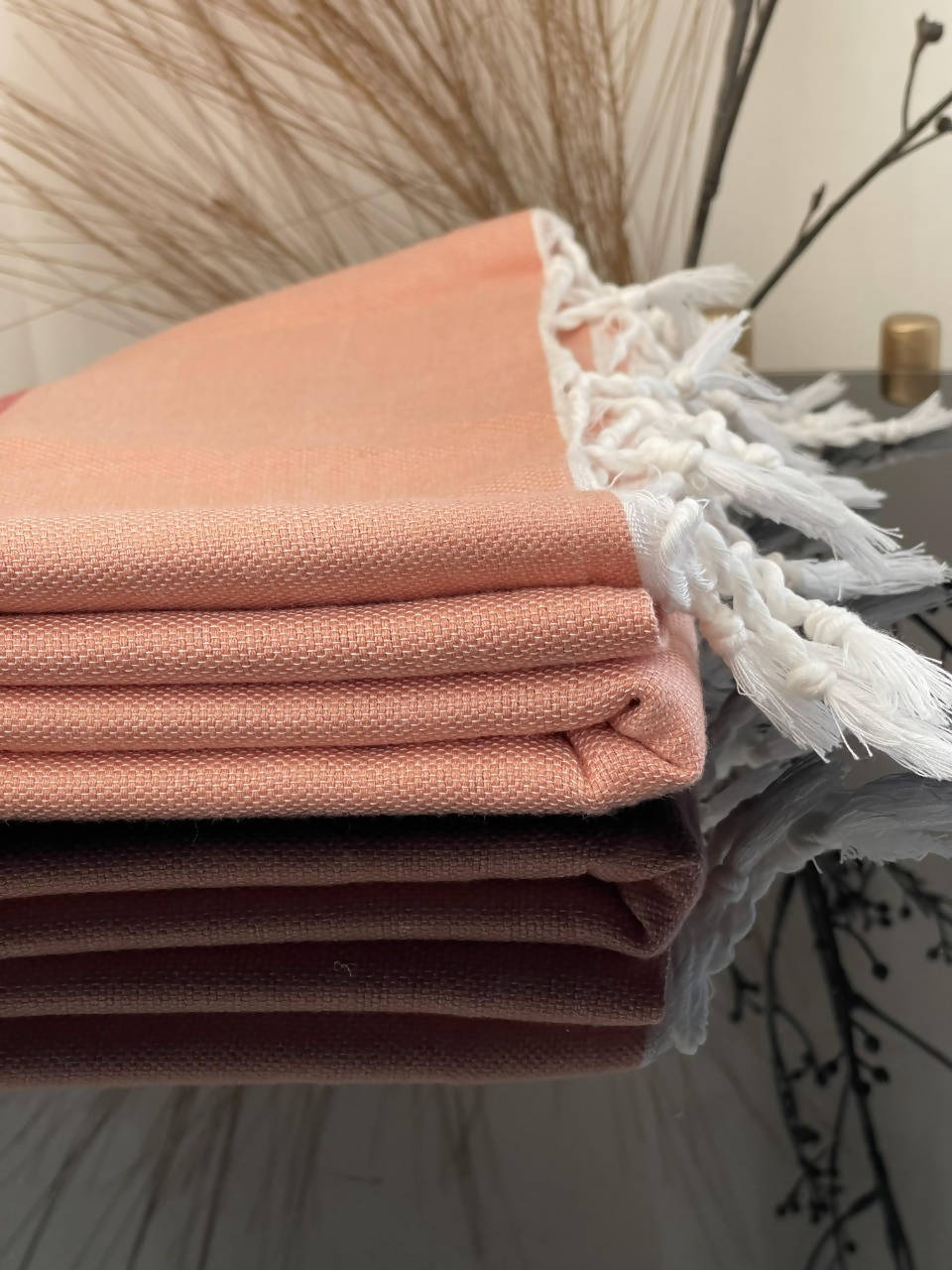 Salmon Moroccan Towel