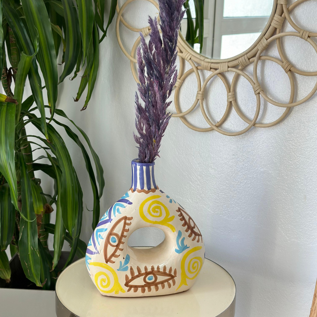 Colorful Atrar vase (unique piece)