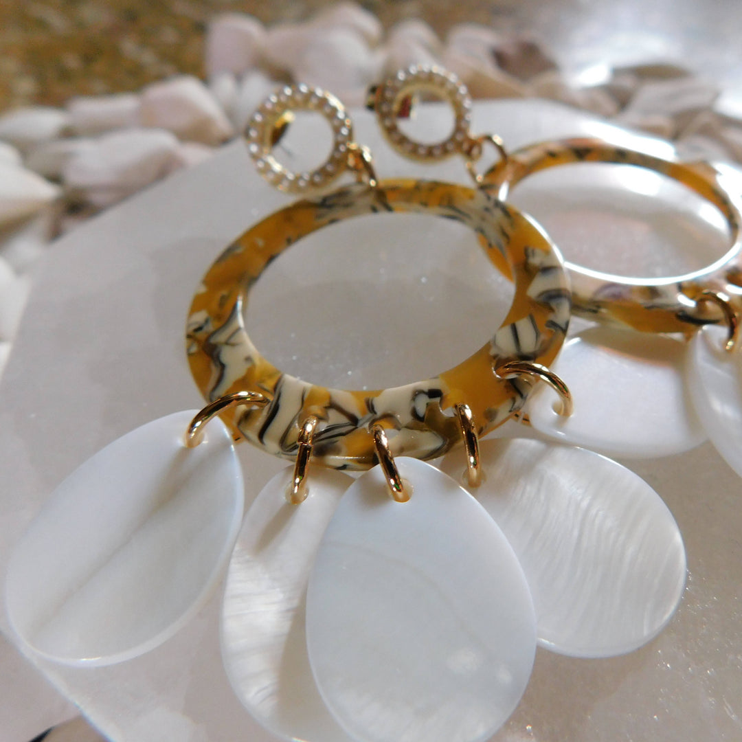 Mother of pearl earrings