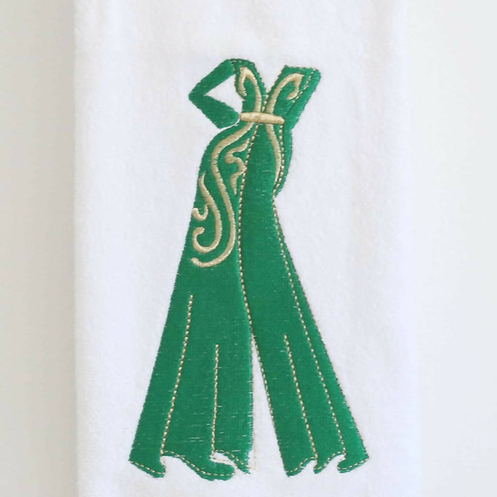 Medium Moroccan embroidered bath towels