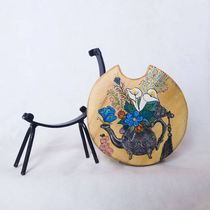 Moroccan teapot of ... FLOWERS
