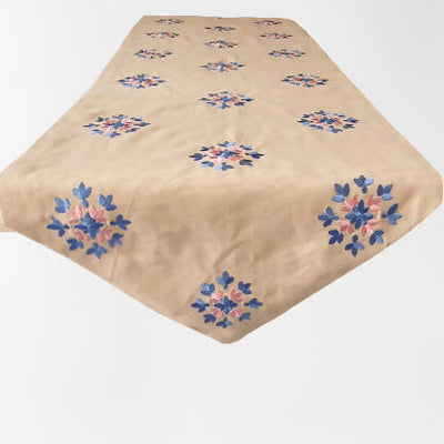 Linen Embroidered Table Runner