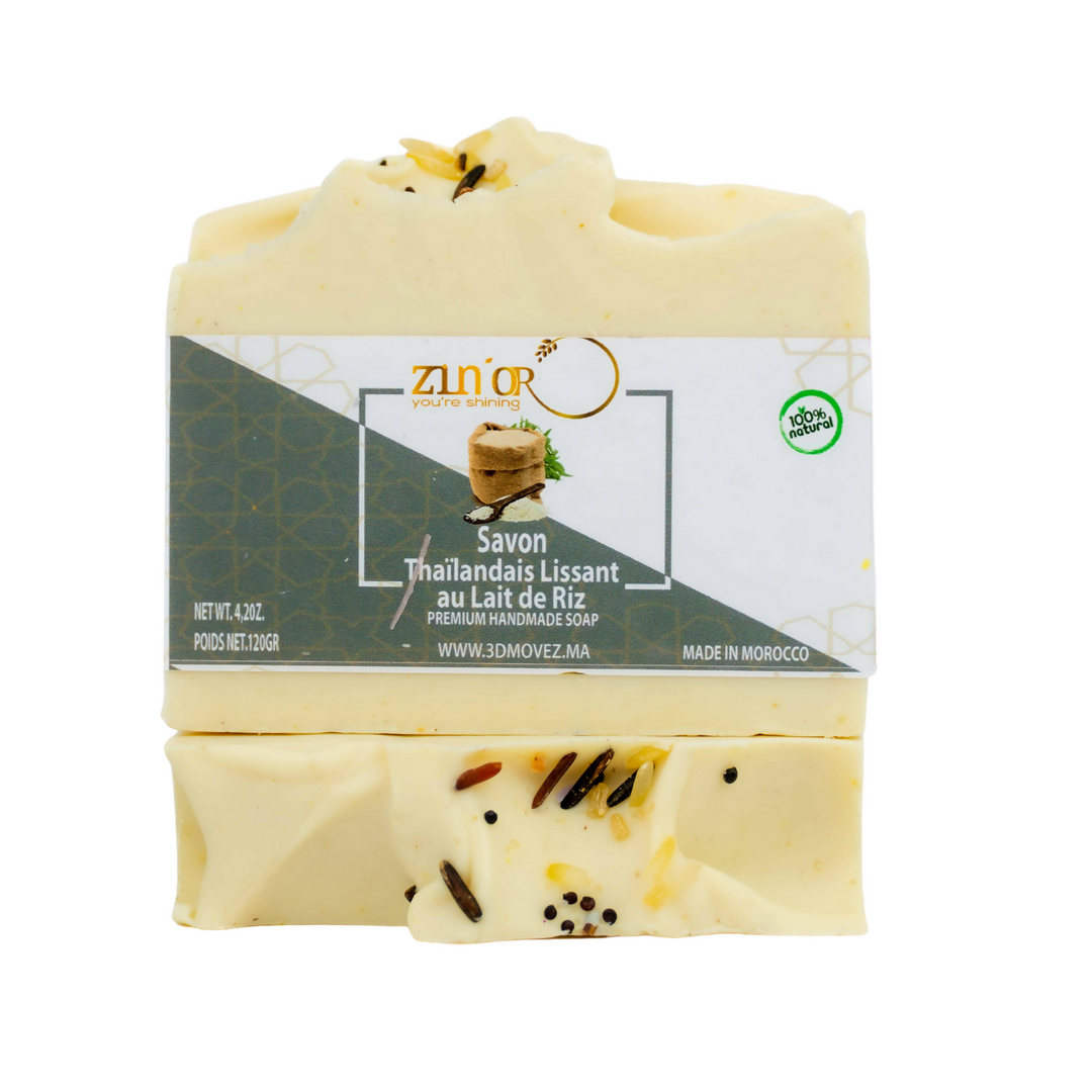 Smoothing Thai soap with rice milk 120g
