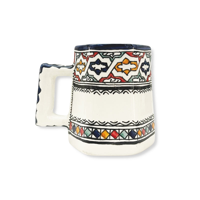 Moroccan Mug with Traditional Mosaic