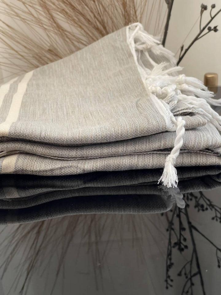 Grey Moroccan Towel