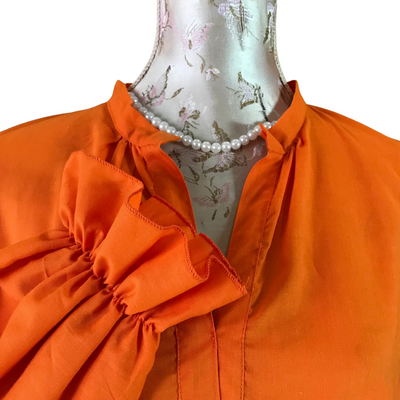 Orange Flowy Dress-Yass and Yass-MyTindy