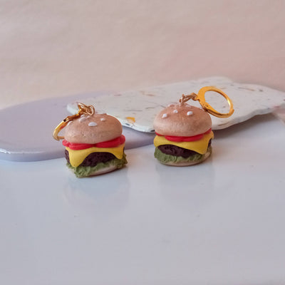 Burger Earrings-Chamslaachia Limited-MyTindy