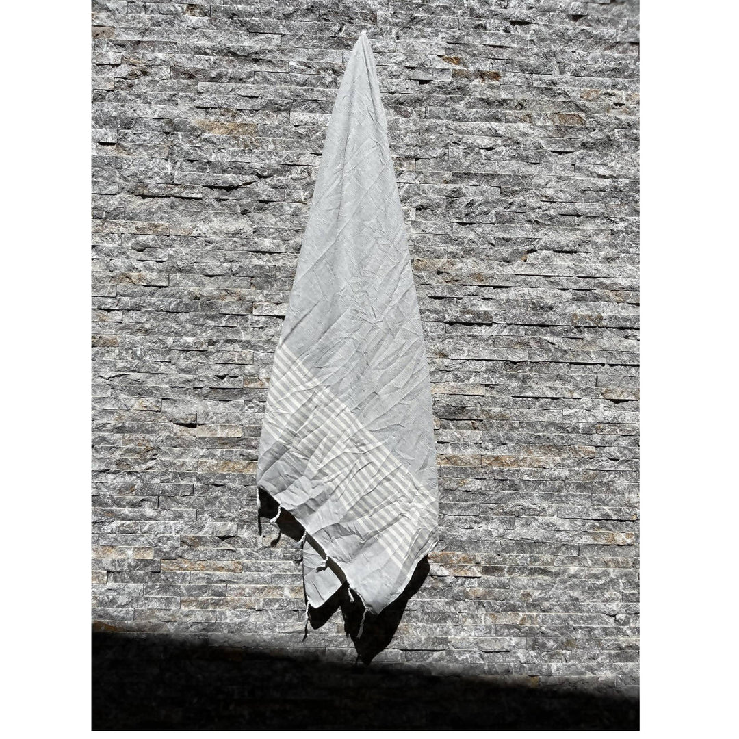 Light Grey Moroccan Towel