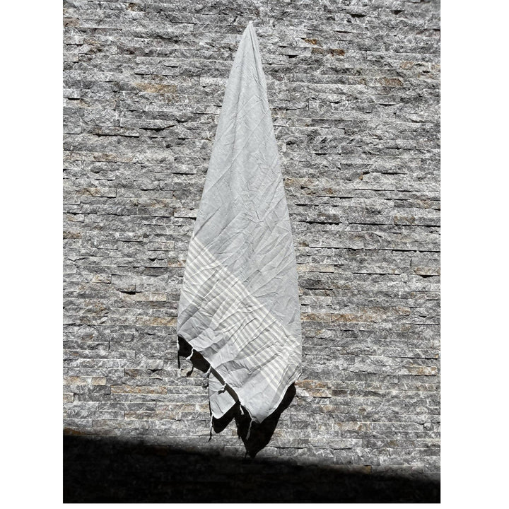 Light Grey Moroccan Towel