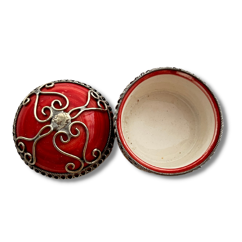 Little Vintage Moroccan Box Red