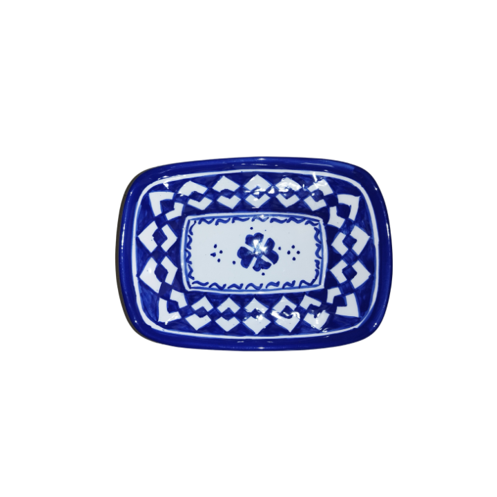 Blue Rectangular bowl