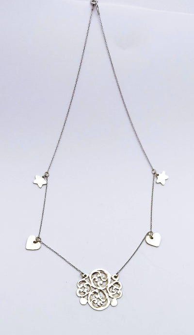 Pure 925 Silver Necklace Handcrafted-NK-Bijouterie-MyTindy