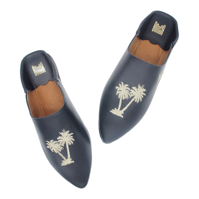 BOOSH x SURFERCHILD Leather Moroccan Slippers-Boosh-MyTindy