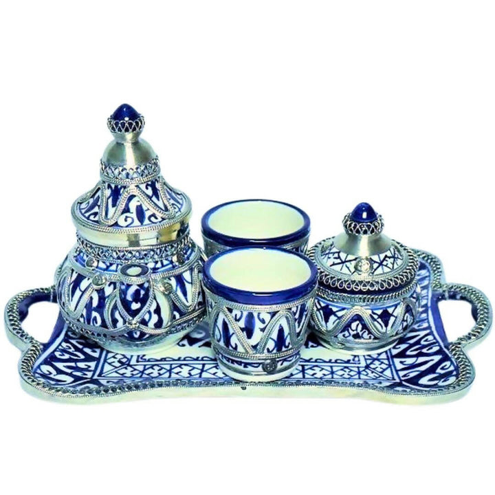Moroccan Tea Set Made of Ceramics