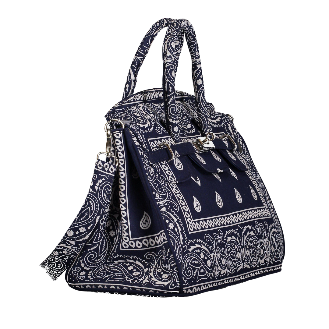 24H Birkin Style Bandana Handbag-Museo Factory-MyTindy