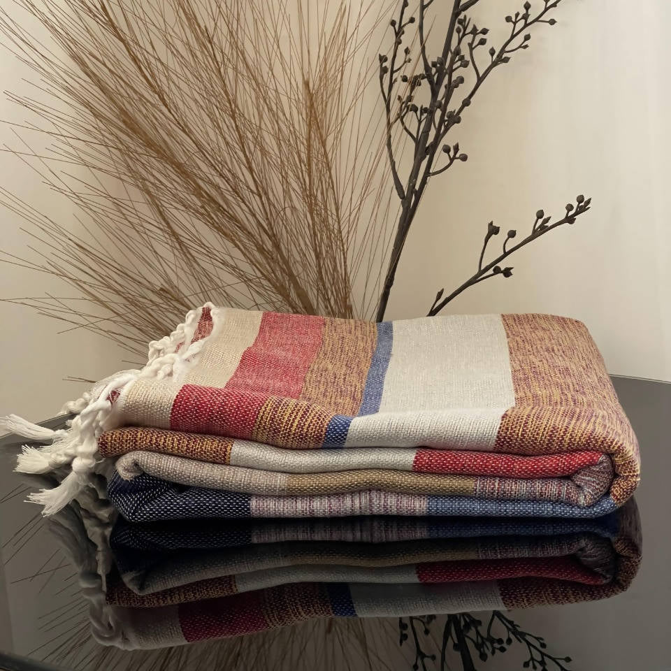 Earth Tones Moroccan Towel