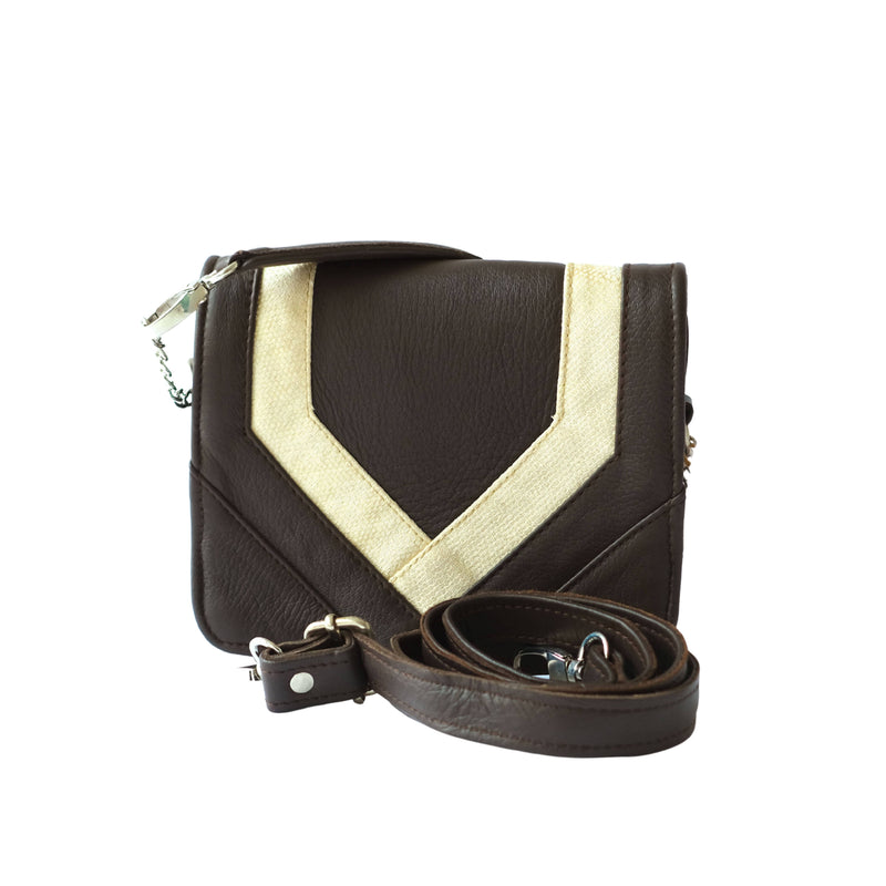 Brown Triangle Bag