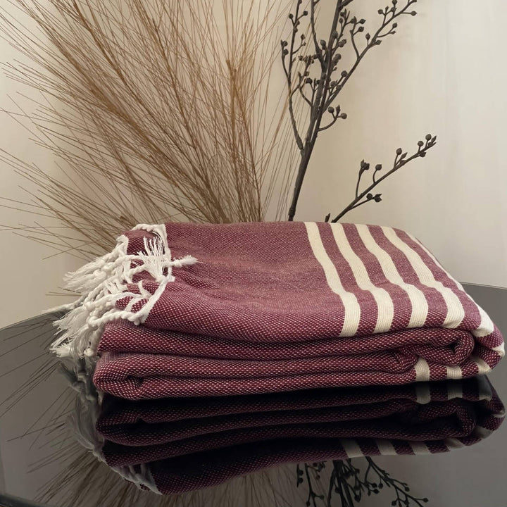 Brick Red Moroccan Towel