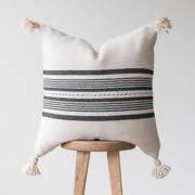 Moroccan Black & White Pillow