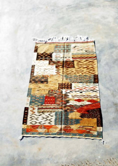 Moroccan Rug "The Carpet II"-Coopérative Bakiz-MyTindy