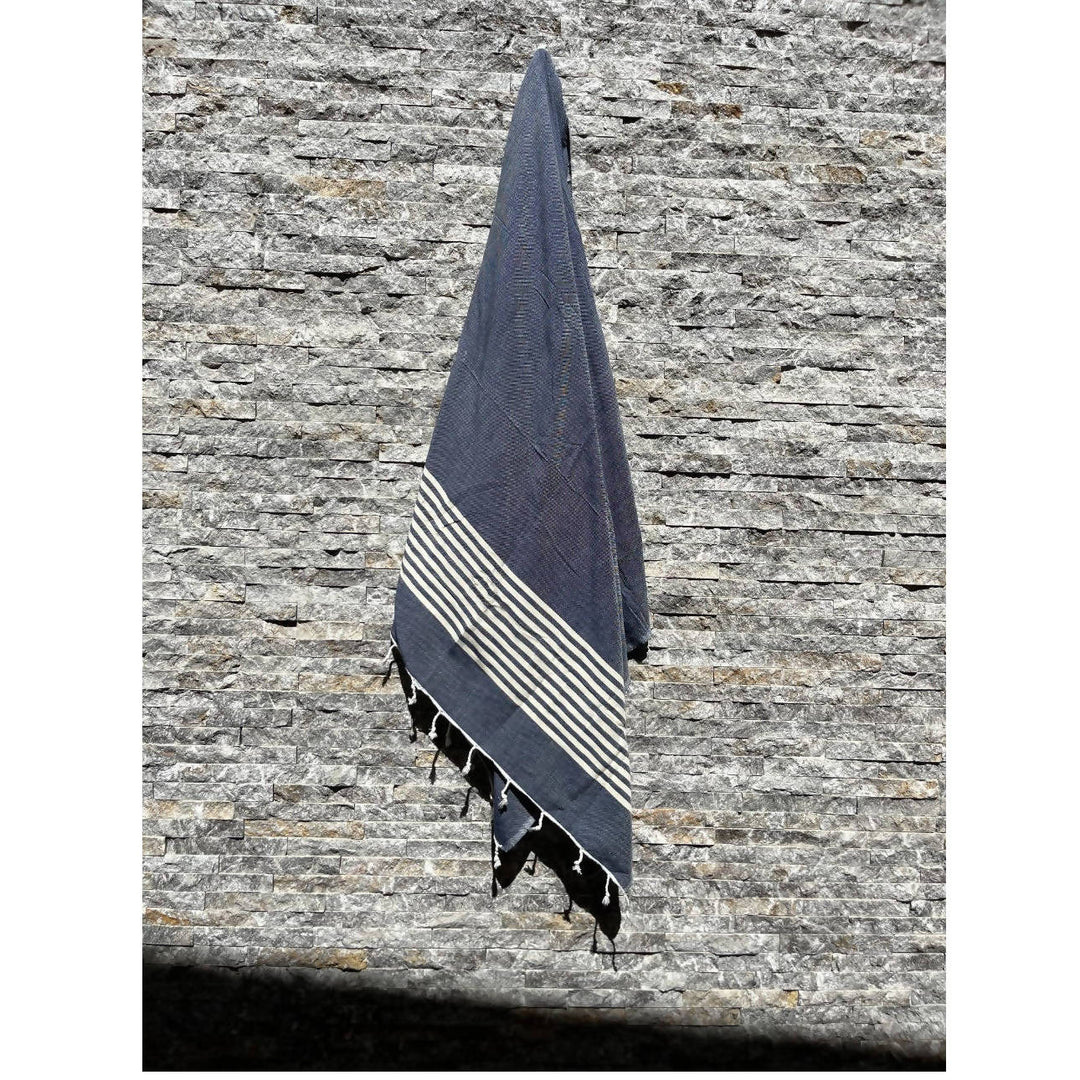 Dark Blue Moroccan Towel