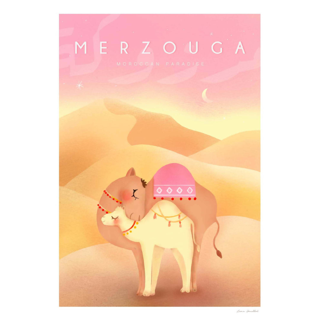 Merzouga paradise by Lamia Studio - Poster