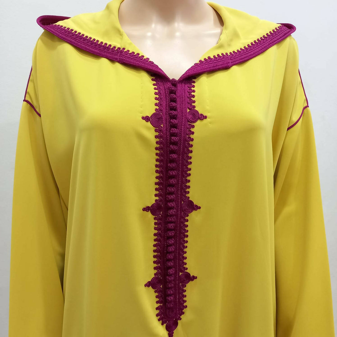 Mustard Yellow Djellaba