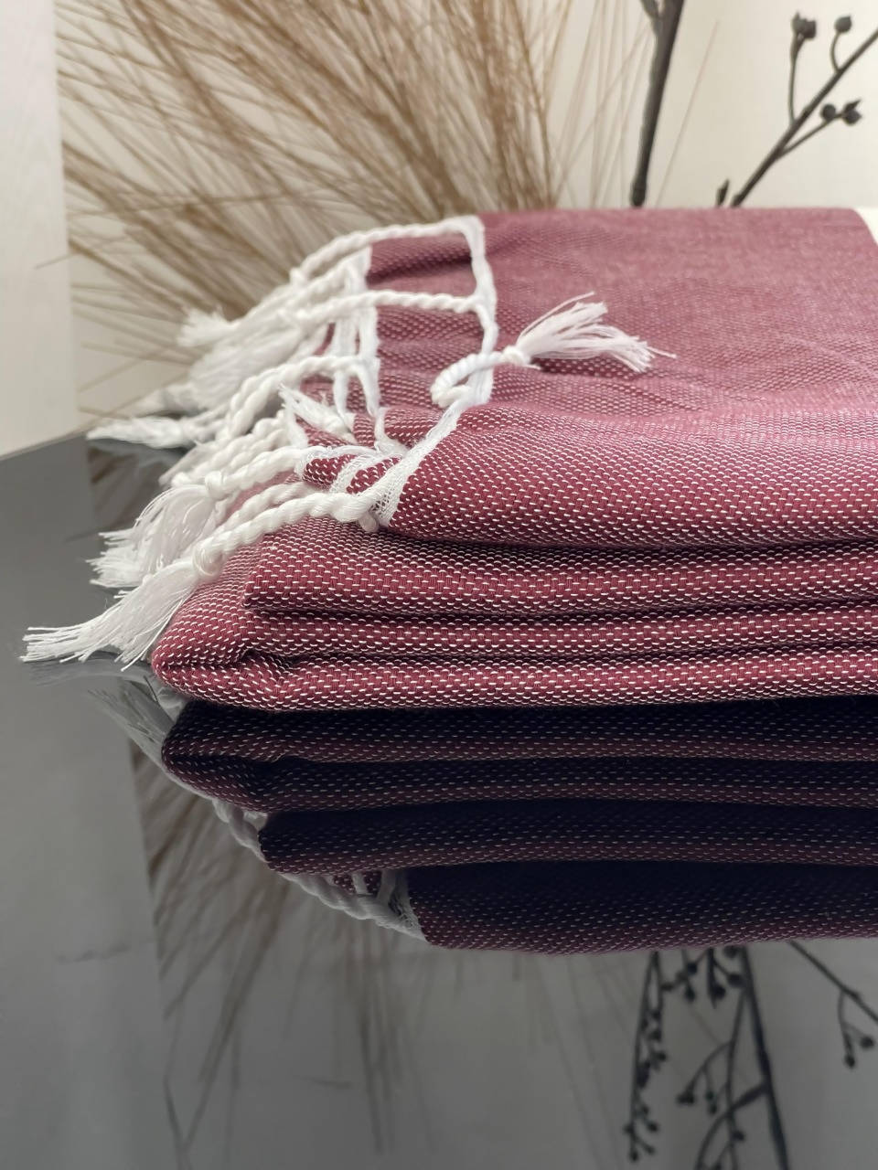 Brick Red Moroccan Towel
