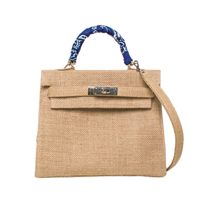 Mini Kelly Style Jute Bag-Museo Factory-MyTindy