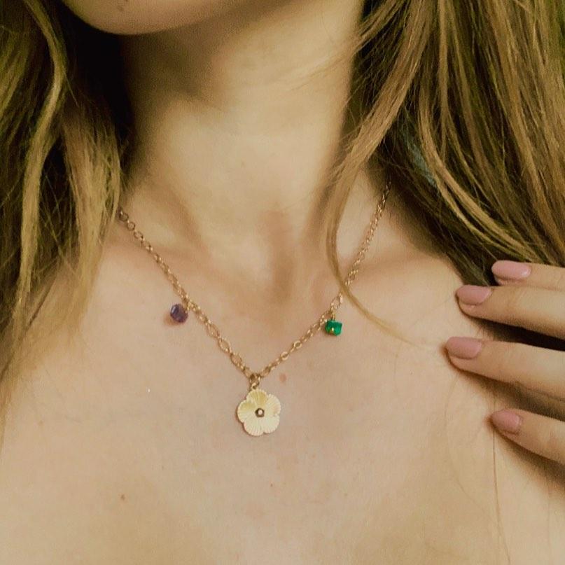 Flore Necklace-Sarelia Atelier-MyTindy