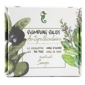 Solid anti-dandruff shampoo