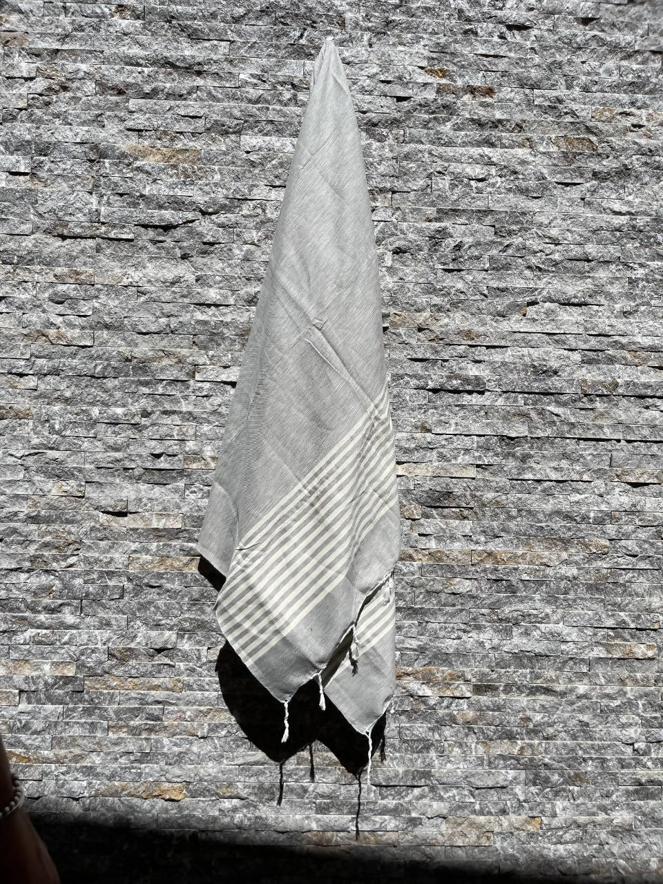 Grey Moroccan Towel