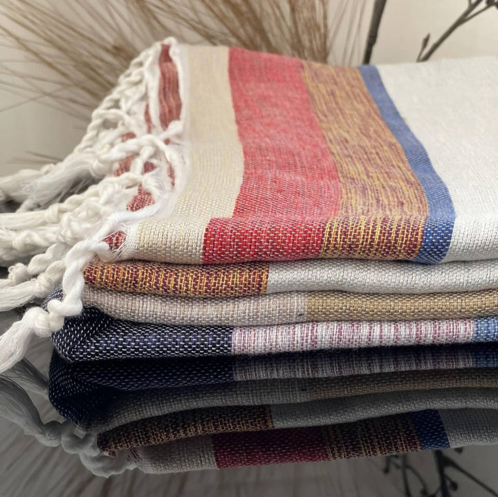 Earth Tones Moroccan Towel